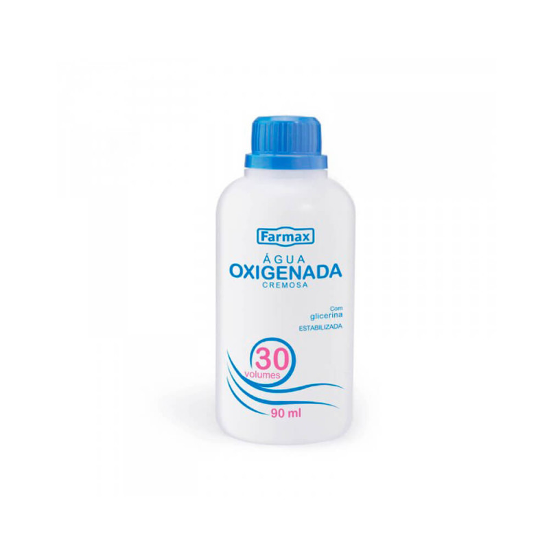 Agua Oxigenada Farmax Vol 30 90 Ml Cremo
