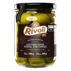 Azeitona Rivoli Verde Com Caroço 300gr G
