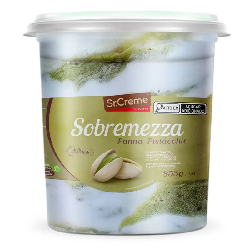 Sorvete Sobremezza 1,8lt Pistacchio