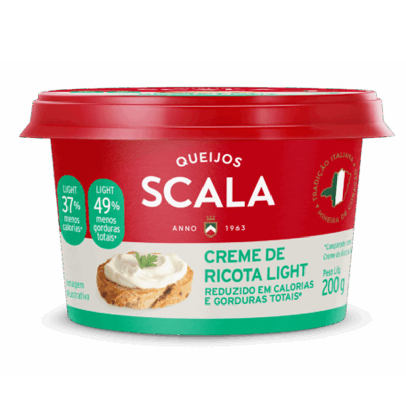 Creme Ricota Scala 200gr Light