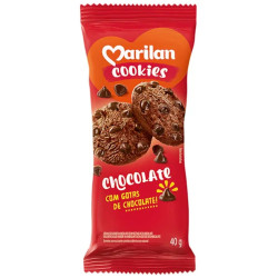 Biscoito Cookies Marilan 40gr Chocolate