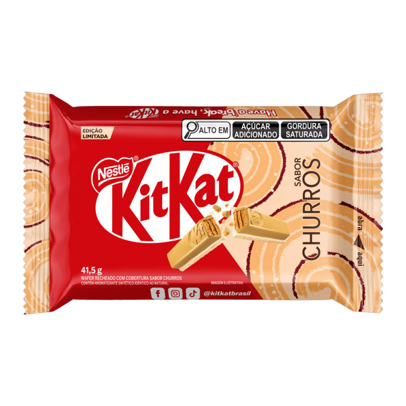 Chocolate Nestle 41,5gr Kit Kat Churros