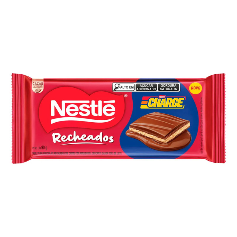 Chocolate Nestlé Recheados 90gr Charge