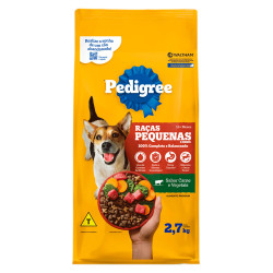 Ração Pedigree 2,7Kg Adulto Raças Pequen