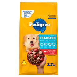 Ração Pedigree 2,7kg Filhote Raças Med/G