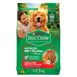 Ração Dog Chow 2,5kg Adulto Medio/Grande