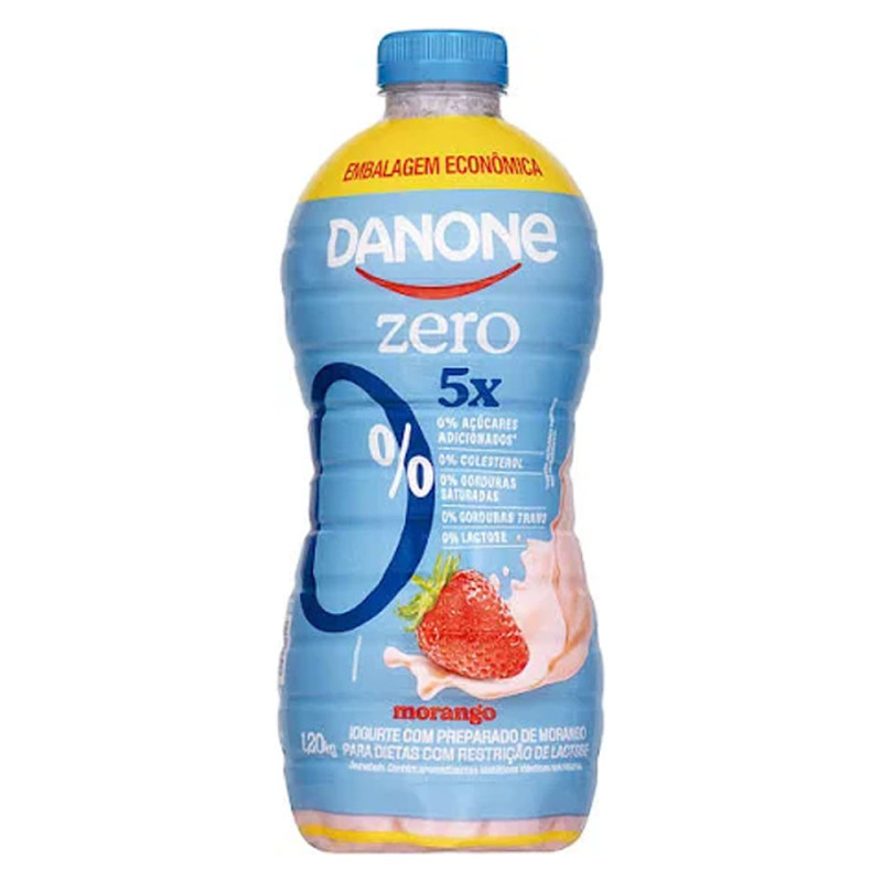 Iogurte Líquido Danone Zero 1,200kg Mora