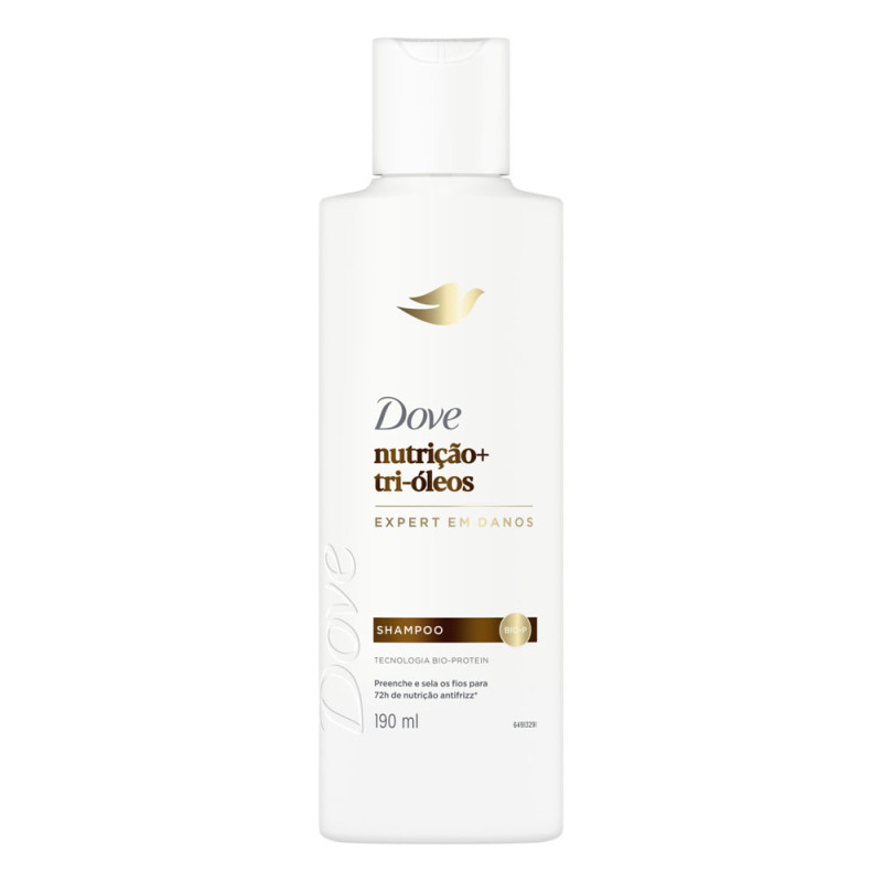 Shampoo Dove 190ml Nutrição
