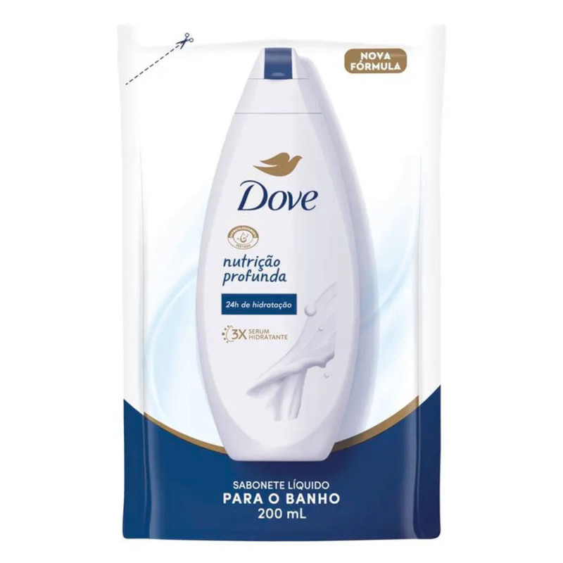 Sabonete Liquido Dove Refil 200ml Nutriç