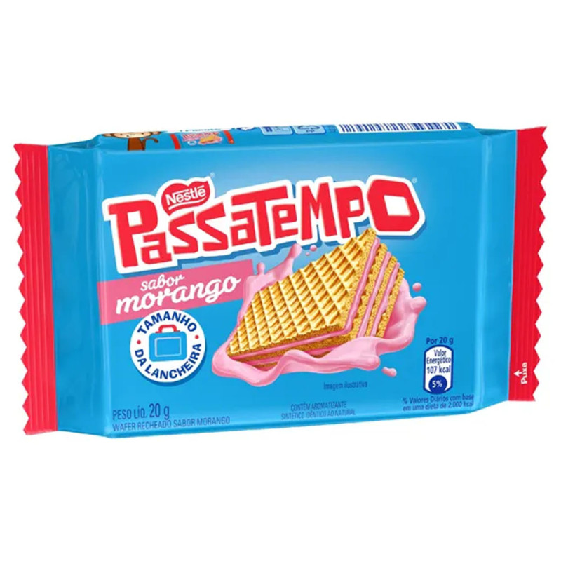 Biscoito Mini Wafer Passatempo 20gr Mora