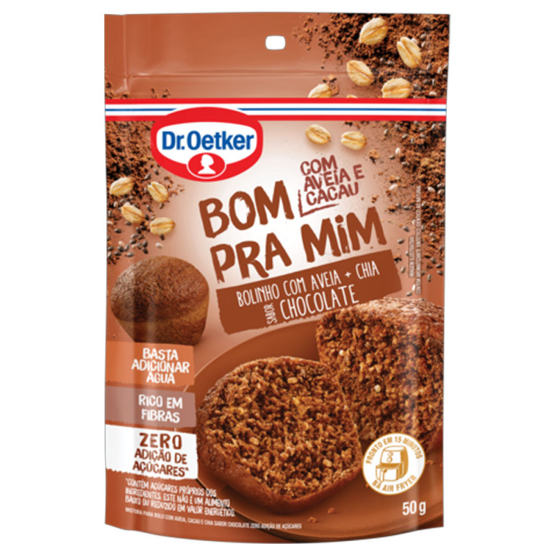 Bolo Dr Oetker Bom Pra Mim Zero 50gr Cho