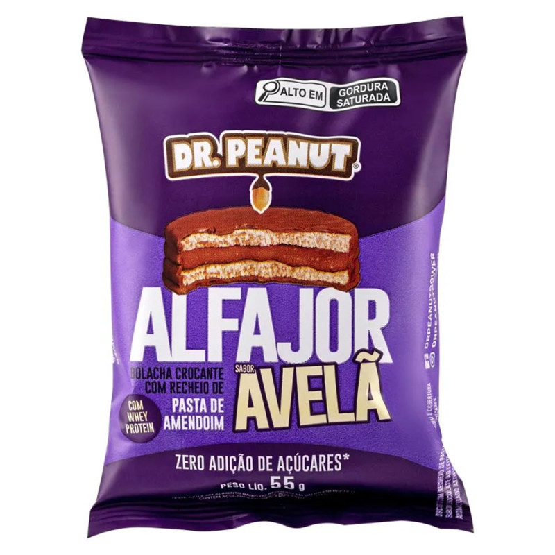 Alfajor Dr Peanut 55 Gr Avelã