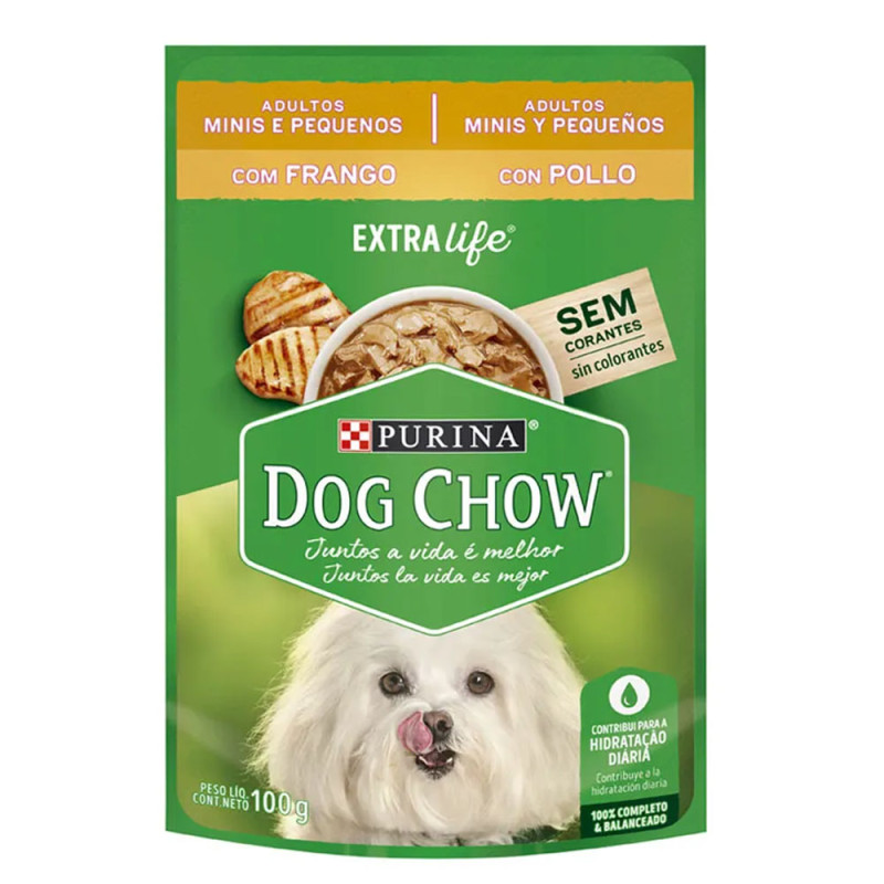 Alimento Para Caes Dog Chow Sache 100 Gr