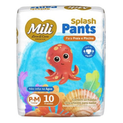 Fralda Mili Splash Pants C/10 Un P/M