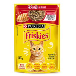Alimento Para Gato Friskies 85 Gr Frango