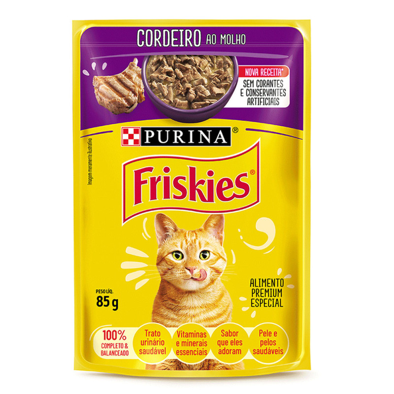 Alimento Para Gato Friskies 85 Gr Cordei