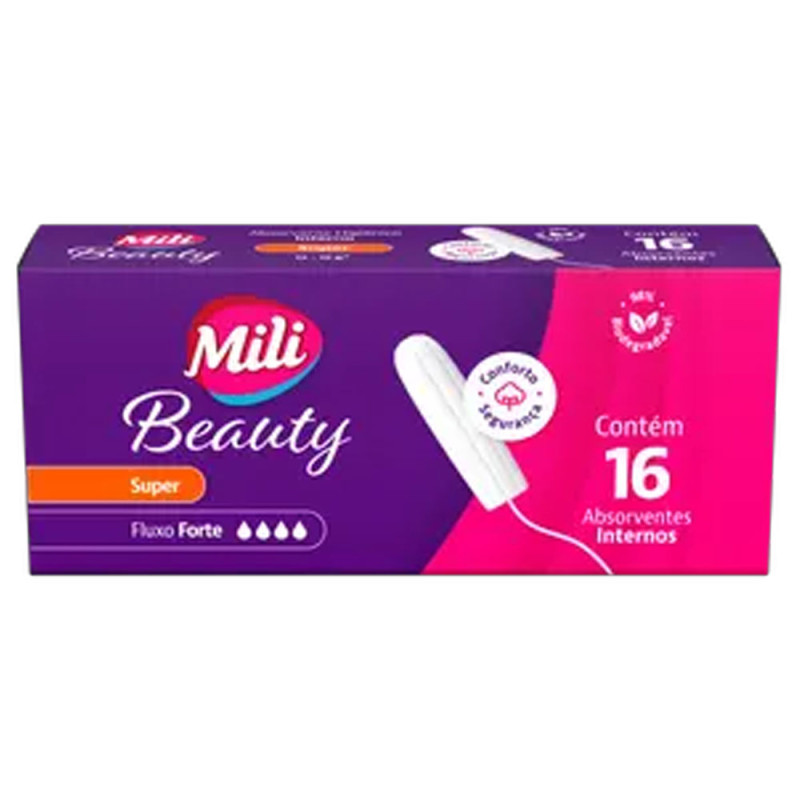 Absorvente Intimo Mili Beauty Com 16 Sup