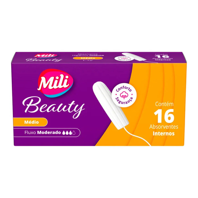 Absorvente Intimo Mili Beauty Com 16 Med