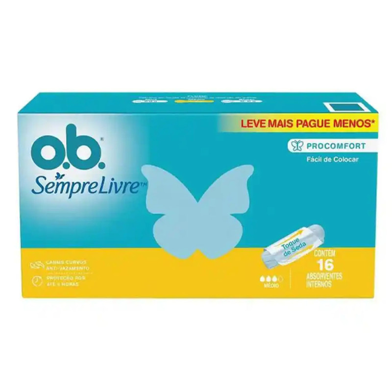 Absorvente Interno OB Procomfort C 16Un 