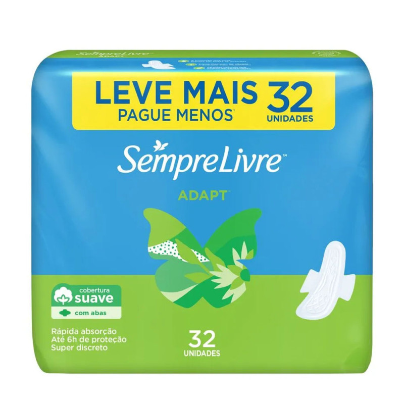 Absorvente Sempre Livre Adapt Com 32un C