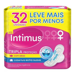 Absorvente Intimus Tripla Proteção Com 3