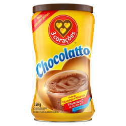 Achocolatado Pó 3 Corações Lata 350gr Ch
