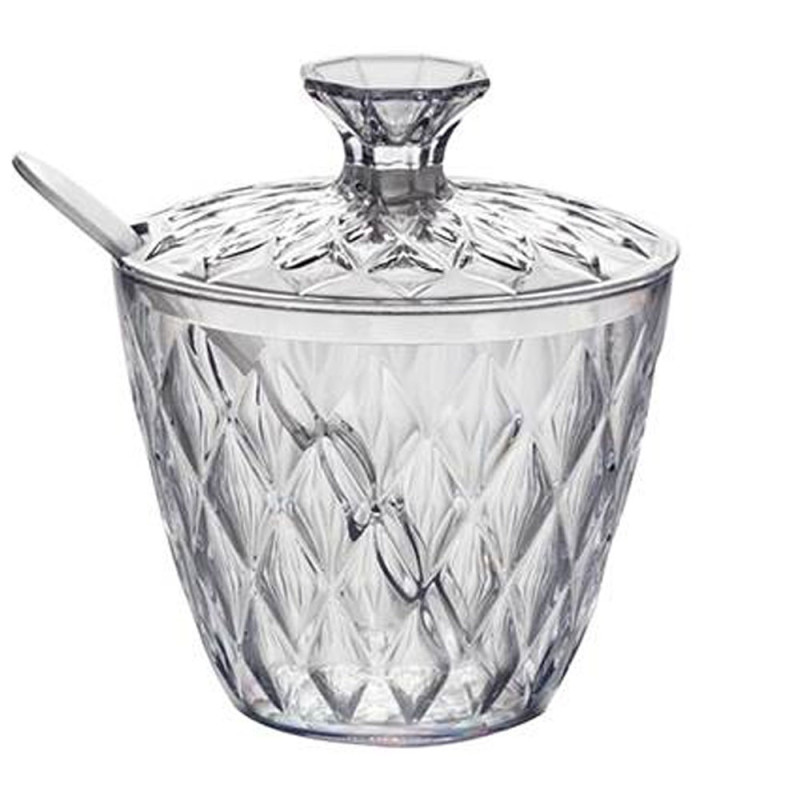 Açucareiro Glamour Plasutil 240gr Com Co