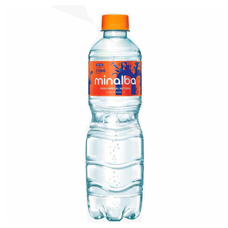 Agua Mineral Minalba Com Gás 510ml
