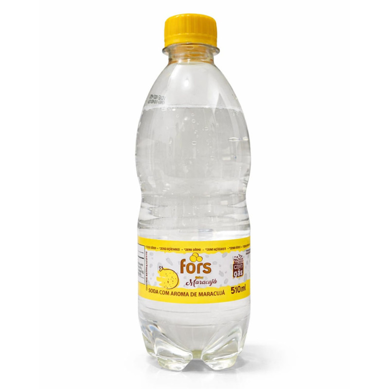 Agua Saborizada Com Gás 510ML Maracuja