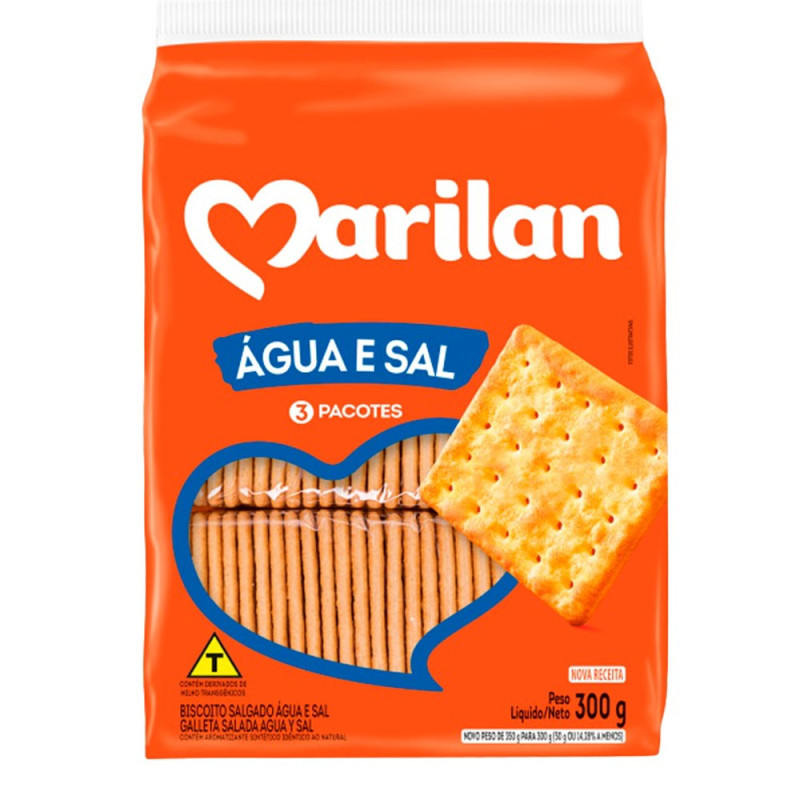 Biscoito Marilan 300g Agua e Sal