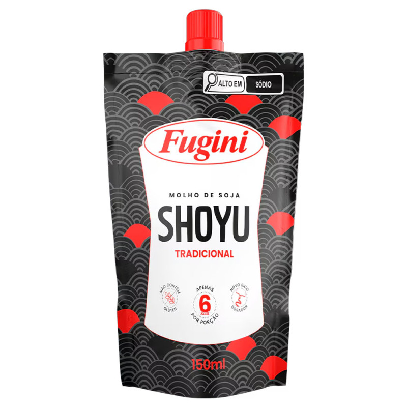 Molho Shoyu Fugini Sache 150ml C/Bico