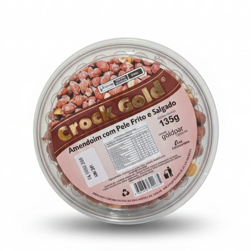 Amendoim Crock Gold PT 135 GR Salgado Co