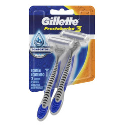 Aparelho De Barbear Presto 3 Com 2UN Mas