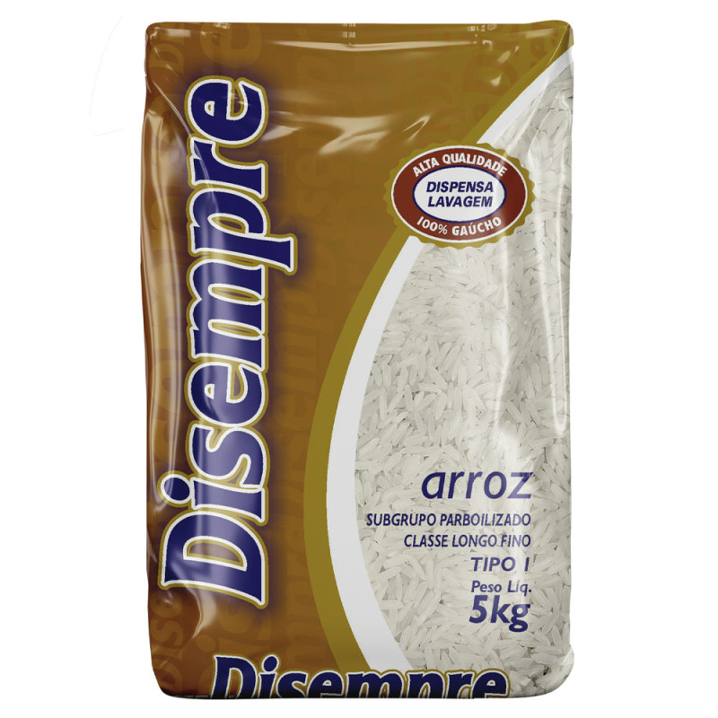 Arroz Disempre Parboilizado 5KG