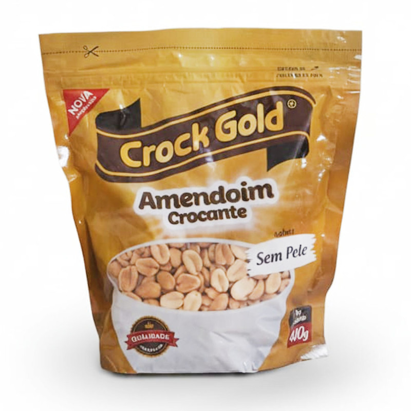 Amendoim Crock Gold 400gr Sem Pele