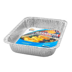 Assadeira Moldada Aluminio Wyda Retangul