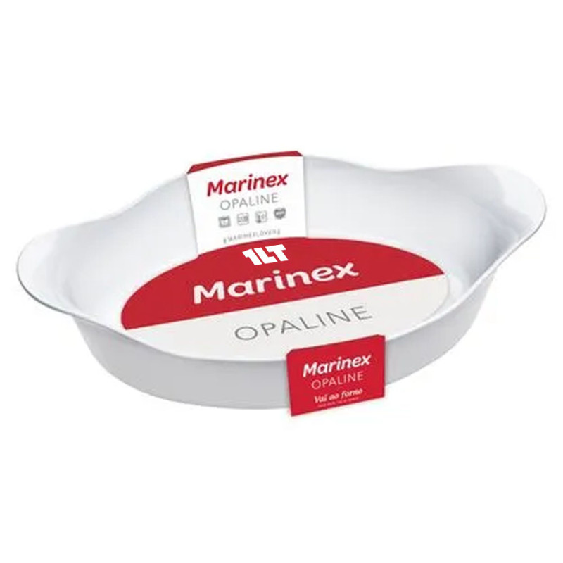 Assadeira Oval Opaline Média 1L