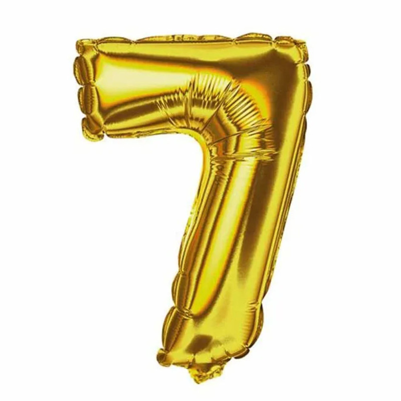 Balão Metalizado Doce Festa 40cm Ouro N7