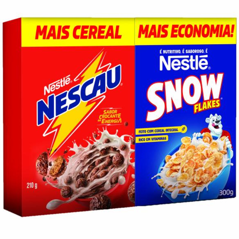 Kit Cereal Nestlé Nescau + Snow 440g