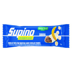 Barra de Frutas Supino Zero 24g Banana e