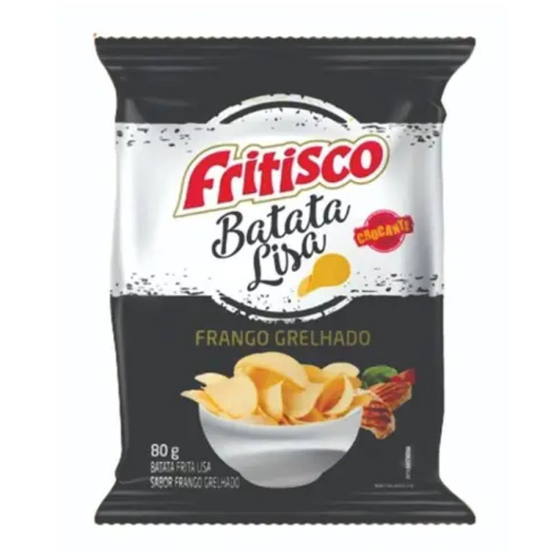 Batata Fritisco Lisa 80g Frango Grelhado