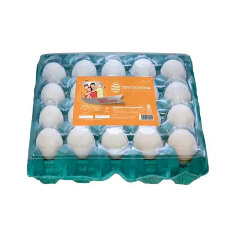 Ovos Branco Pvc C/20un Mantiqueira Extra