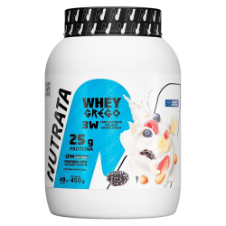 Whey Grego Nutrata Pote 450g Iogurte Nat
