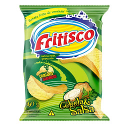 Batata Ondulada Fritisco 30gr Cebola e S