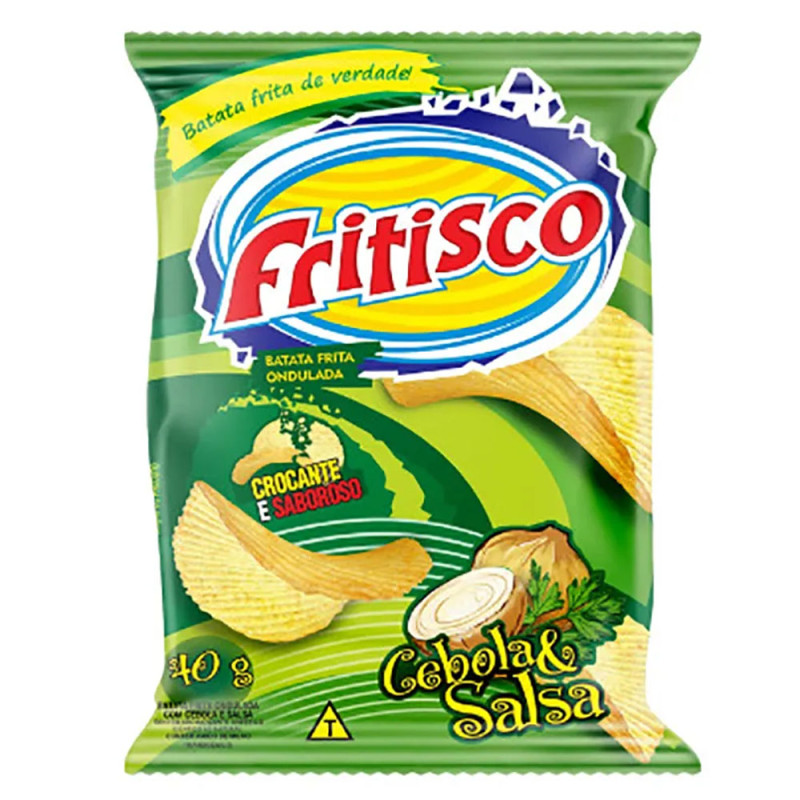 Batata Ondulada Fritisco 30gr Cebola e S