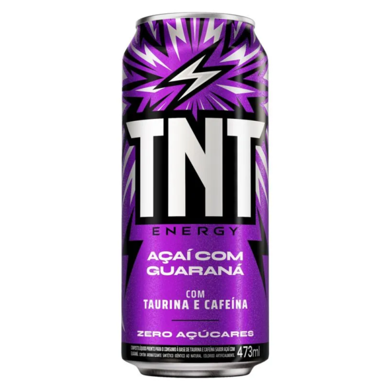Energético TNT La 473ml Zero Açaí com Gu