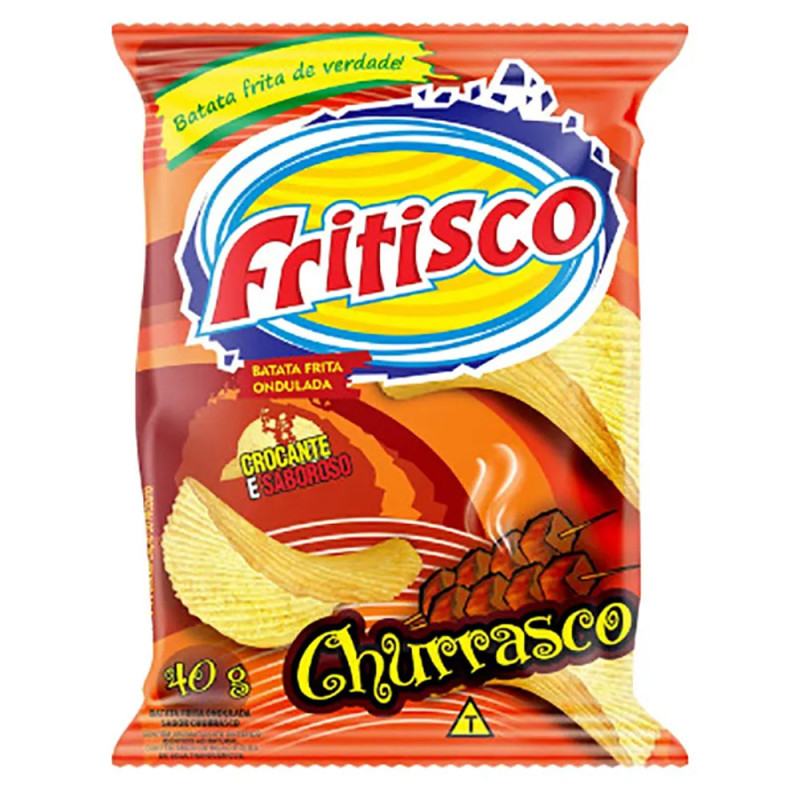 Batata Fritisco Ondulada 30g Sabor Churr
