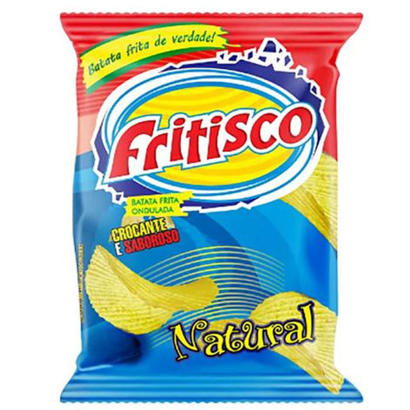 Batata Fritisco Ondulada 30g Natural