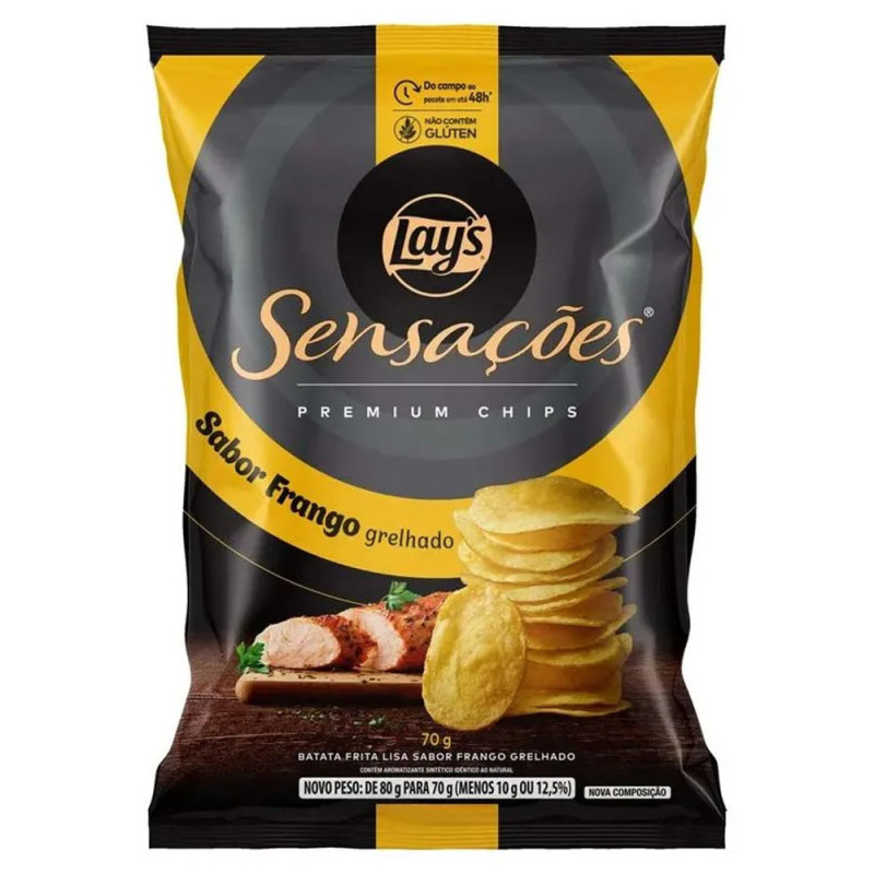 Batata Sensações 70g Sabor Frango Grelha