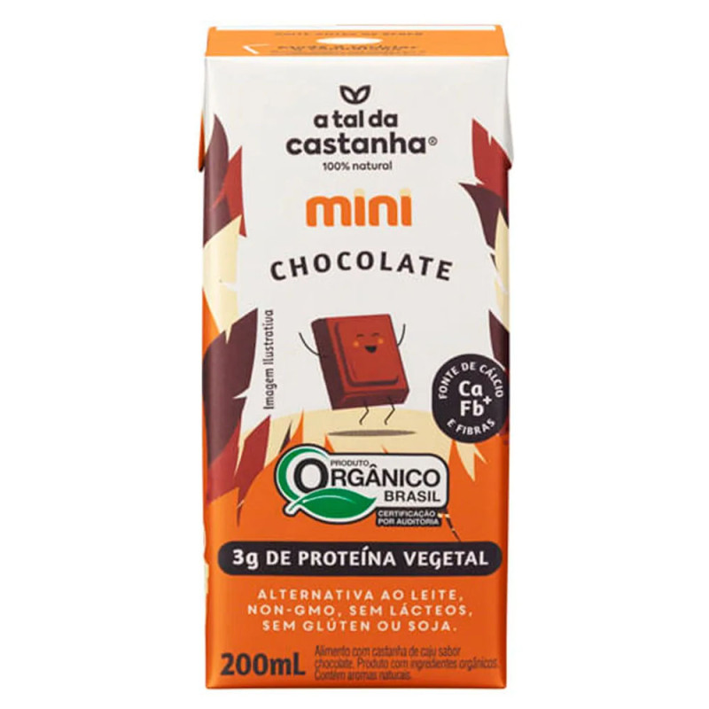 Bebida Tal da Cast Mini 200ml Chocolate